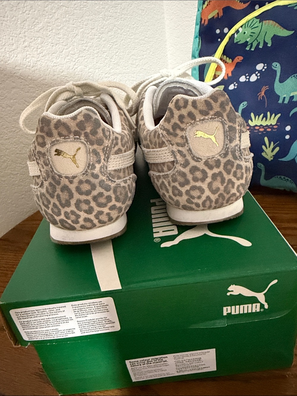 Puma Womens Arizona Leo Vapor Grey Like New US 7/ 39 - Picture 5 of 13